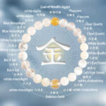 Five-element bracelet transshipment gold supplement natural balance light crystal